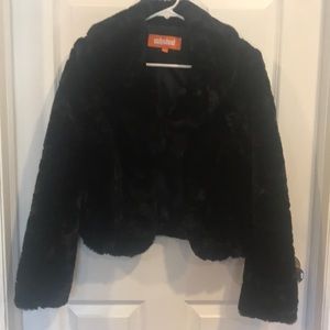 Black Faux Fur Jacket